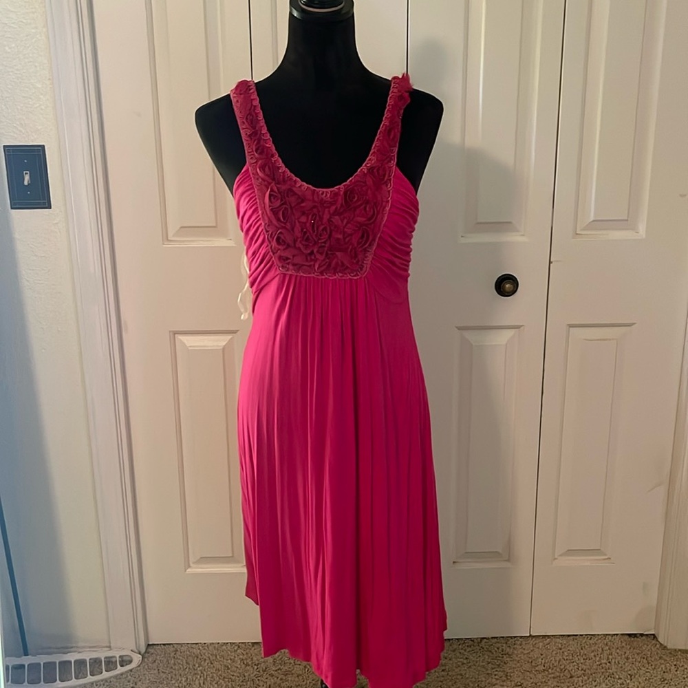 Pink mini dress